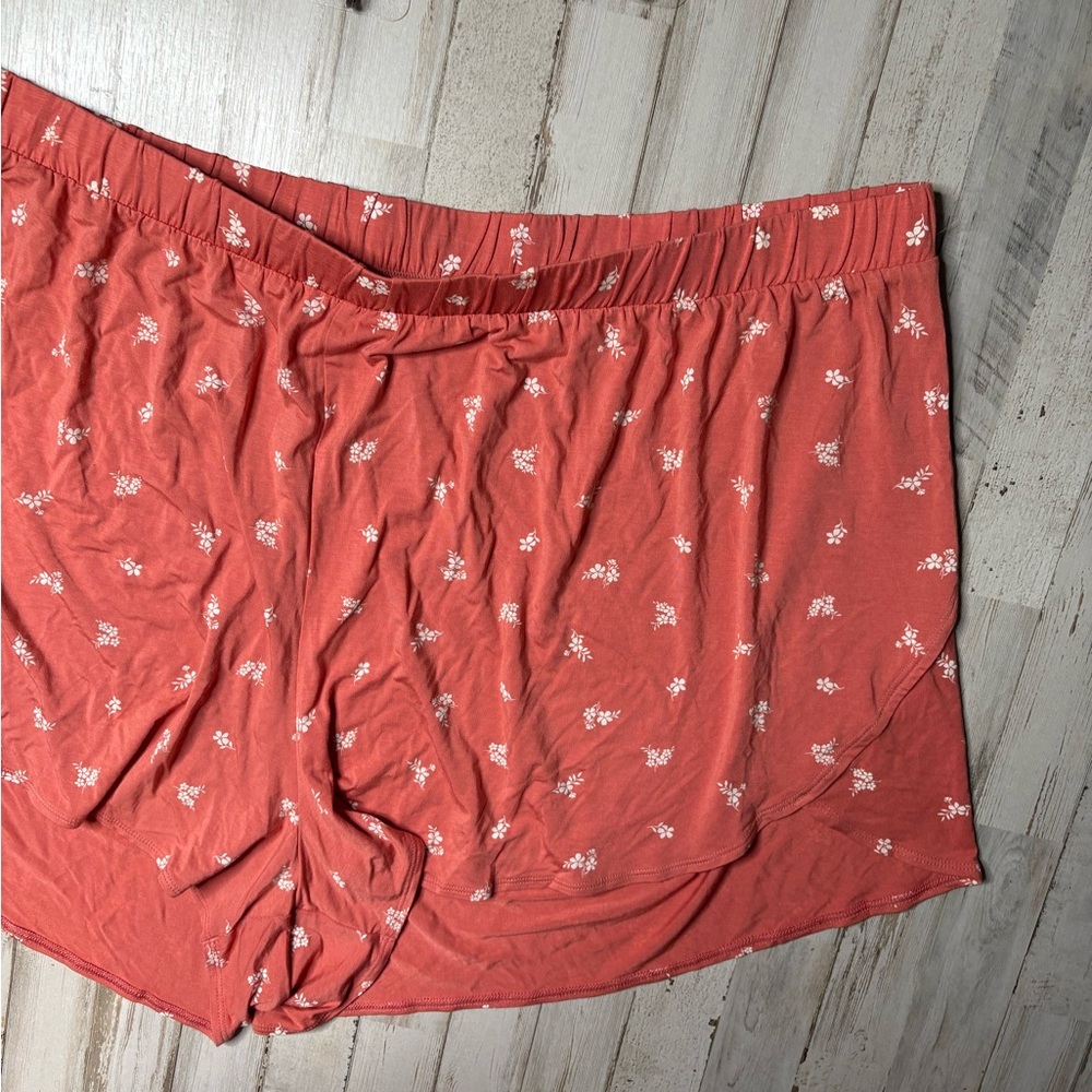 Old Navy  Floral Lounge Women's Sunday Sleep Shorts Pajama 4X - Picture 5 of 12